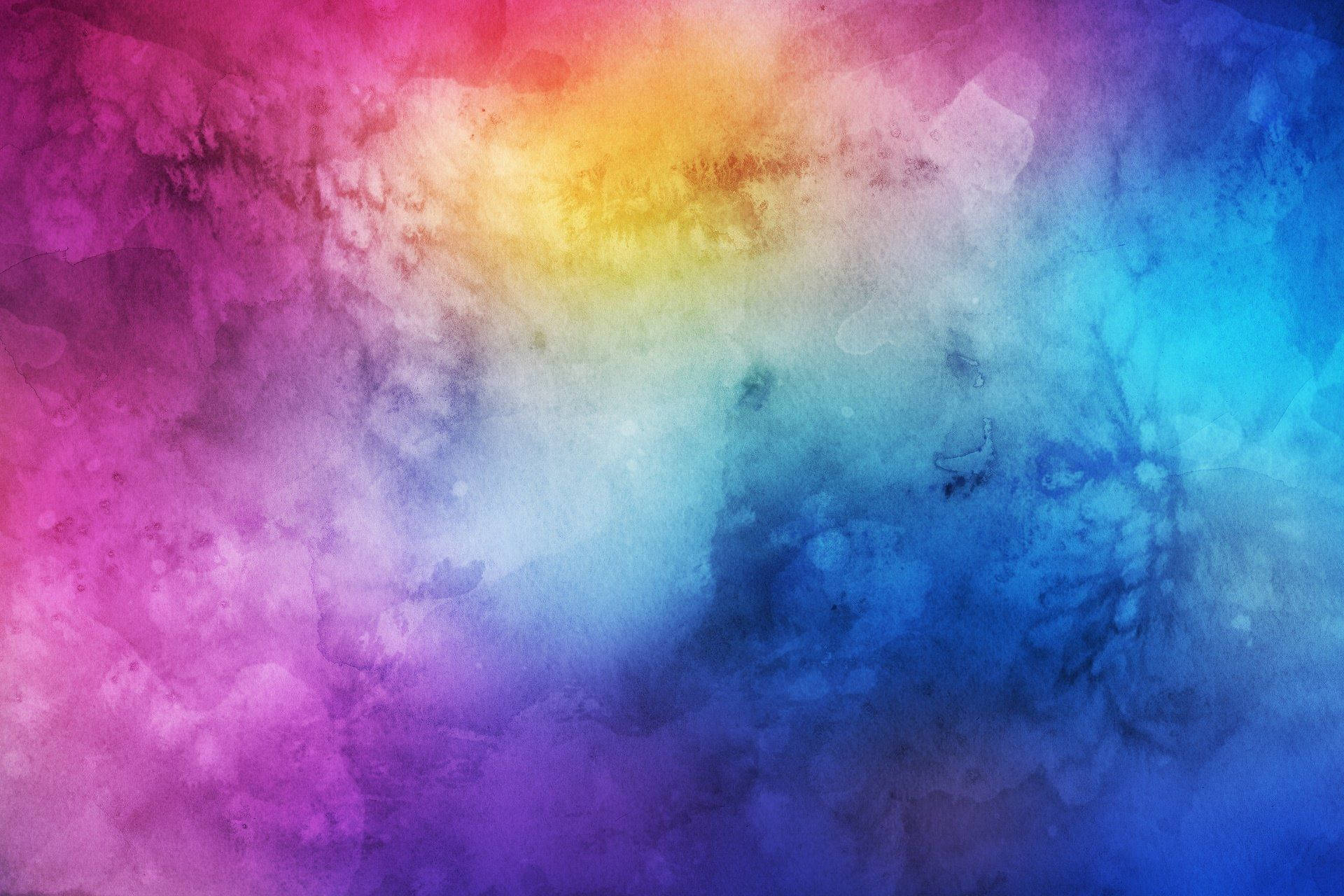 pink, blue, watercolor, Full HD Desktop Wallpaper