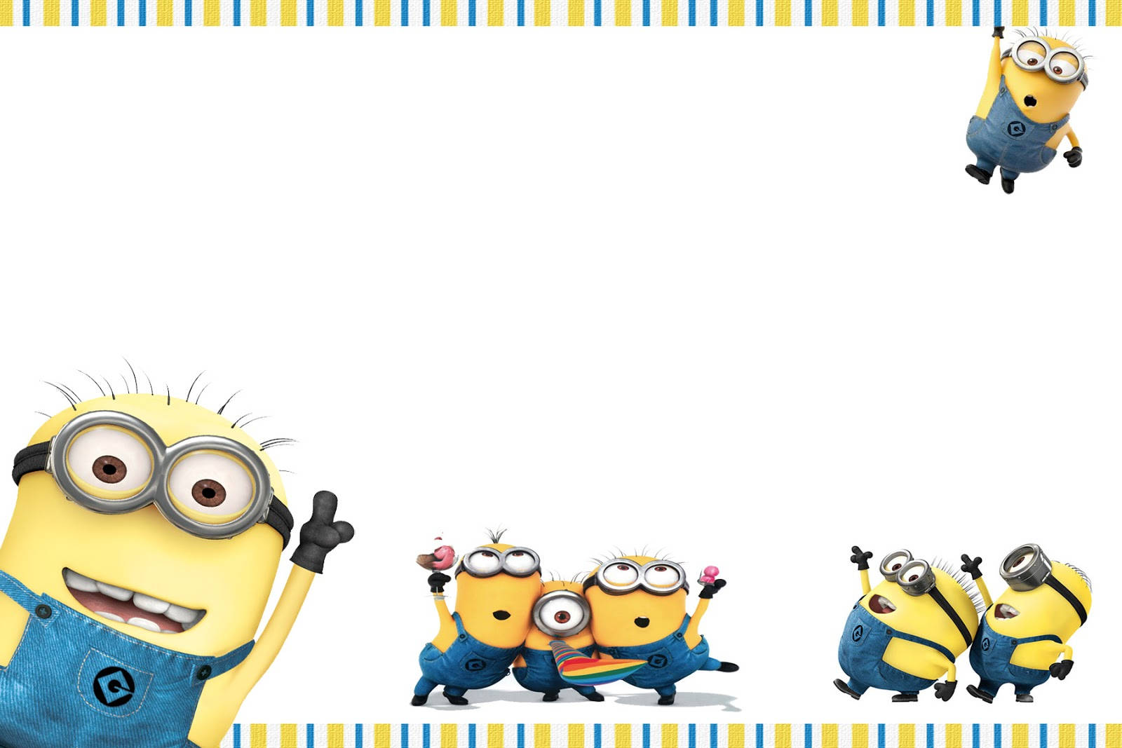 Minion, yellow Minions, blue overalls, HD Desktop Wallpaper