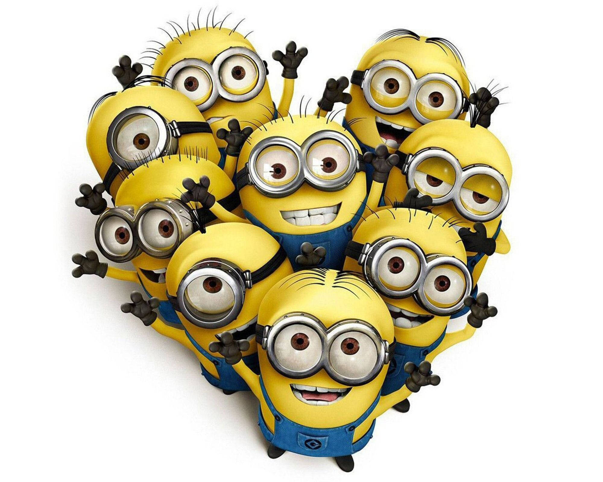 Minion, Rainbow themed, yellow Minions, Full HD Desktop Wallpaper
