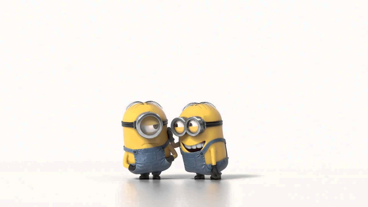 Minion, yellow, blue overalls, HD Desktop Wallpaper