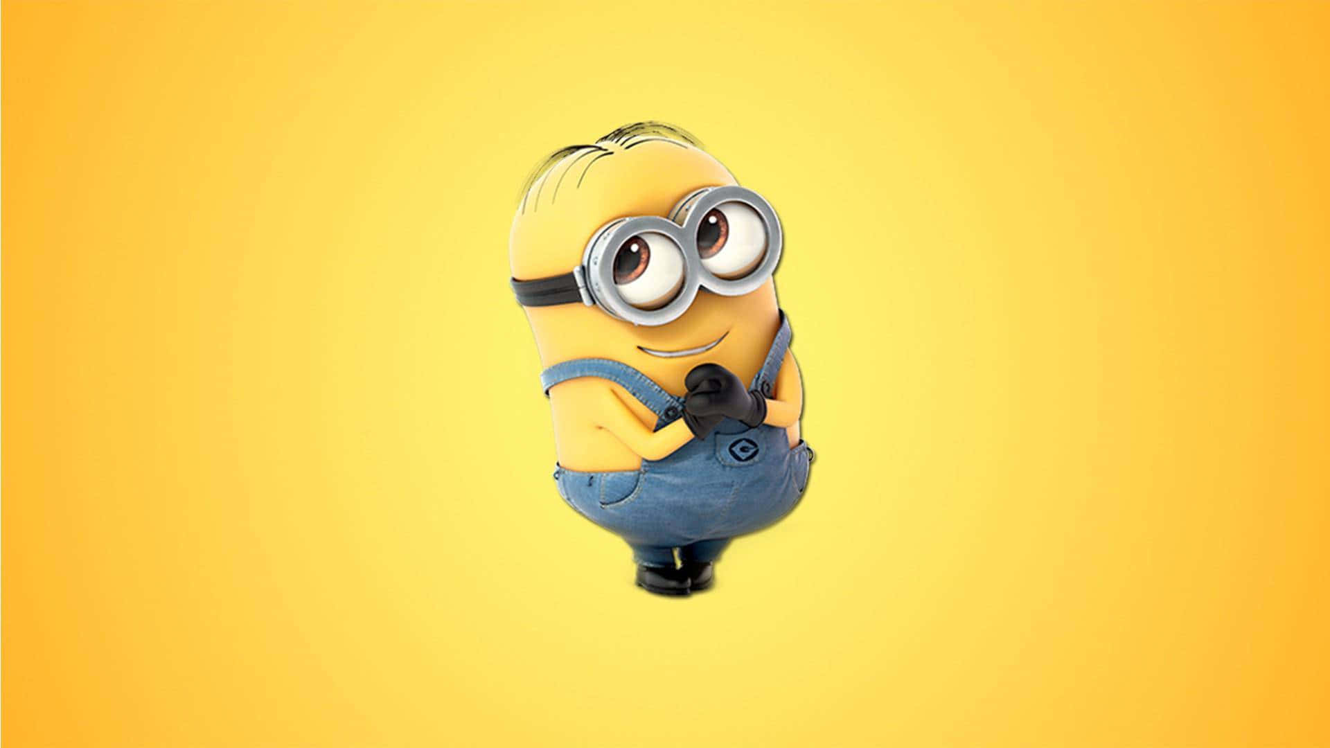 Yellow Minion, goggles, overalls, Full HD Desktop Wallpaper