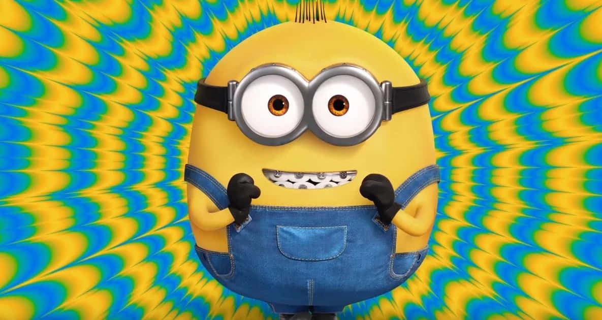 Psychedelic Minion PFP, yellow Minion, goggles, SD Desktop Wallpaper