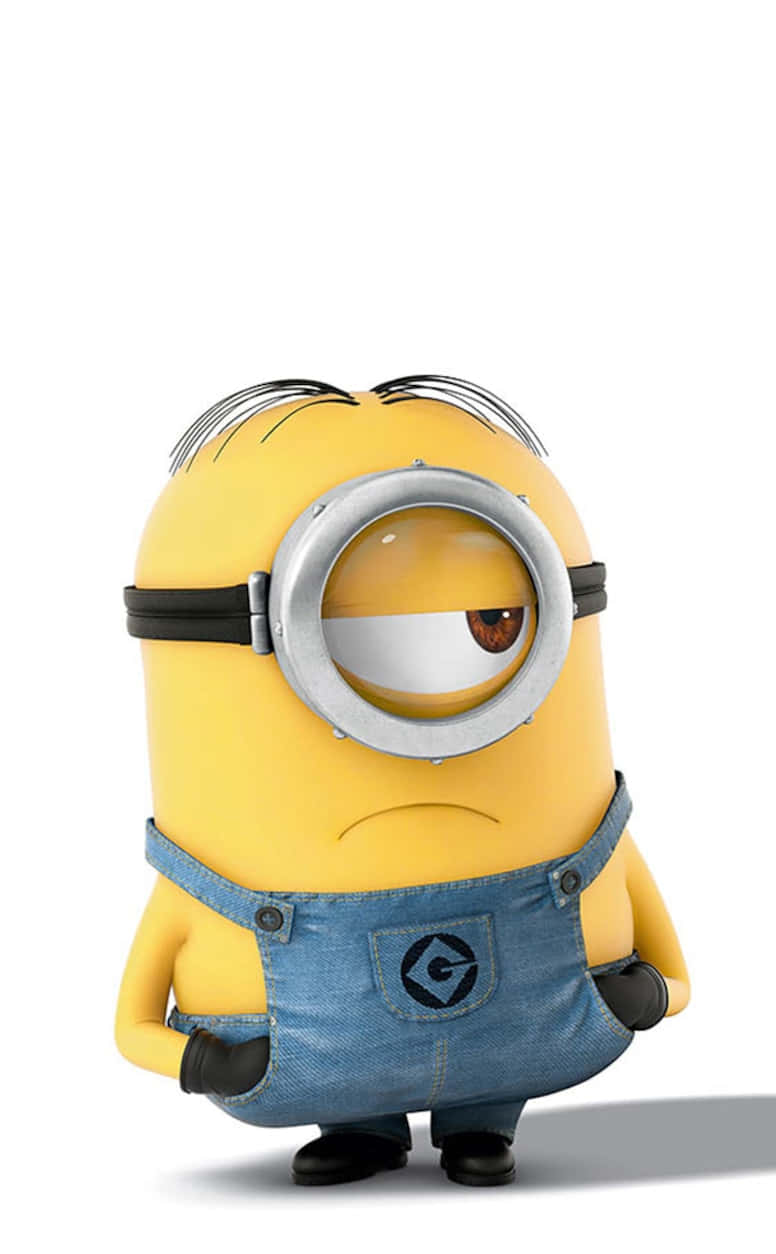 Minion, yellow, one eye, SD Phone Wallpaper