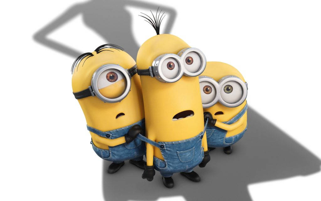 Minion, yellow Minions, blue overalls, SD Desktop Wallpaper