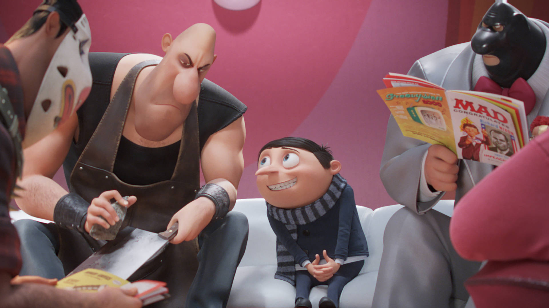 Minions The Rise Of Gru, Gru, MAD magazines, Full HD Desktop Wallpaper
