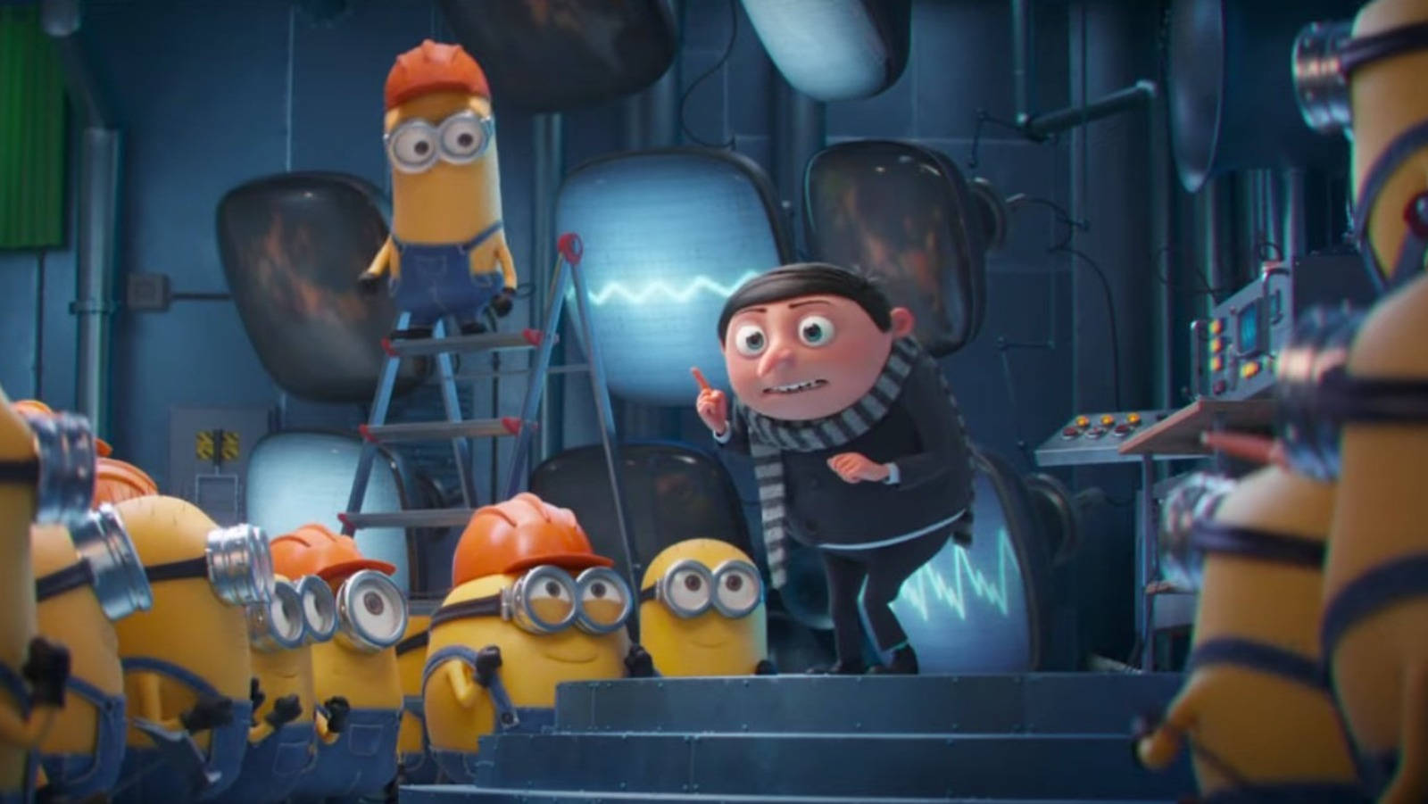 Minions The Rise Of Gru, lab, Gru, HD Desktop Wallpaper