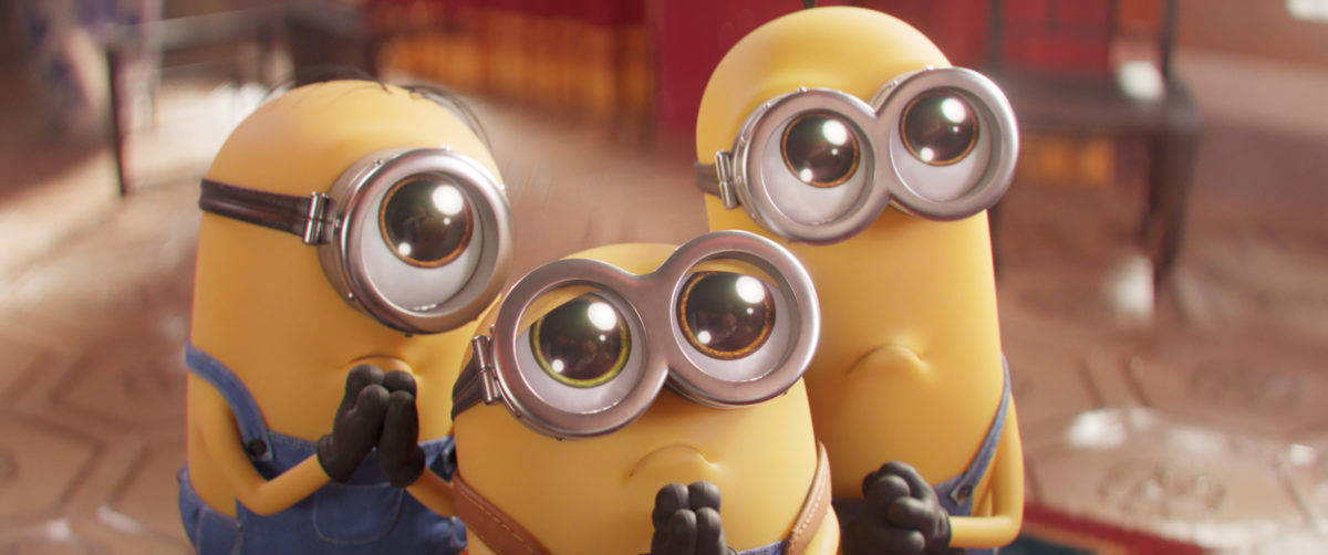 Minions The Rise Of Gru, yellow Minions, blue overalls, SD Desktop Wallpaper