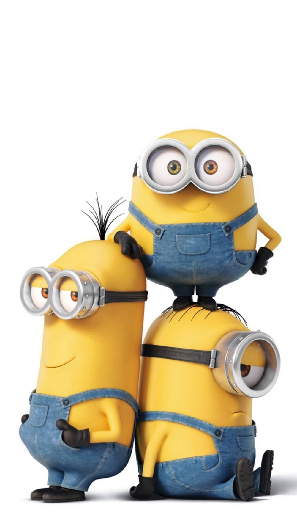 Minions, yellow Minions, blue overalls, HD Phone Wallpaper