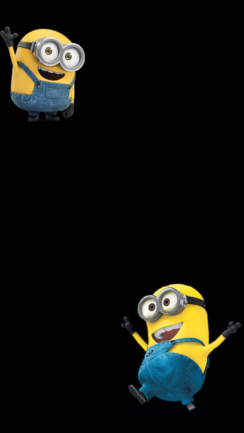 Minions, yellow, blue overalls, HD Phone Wallpaper