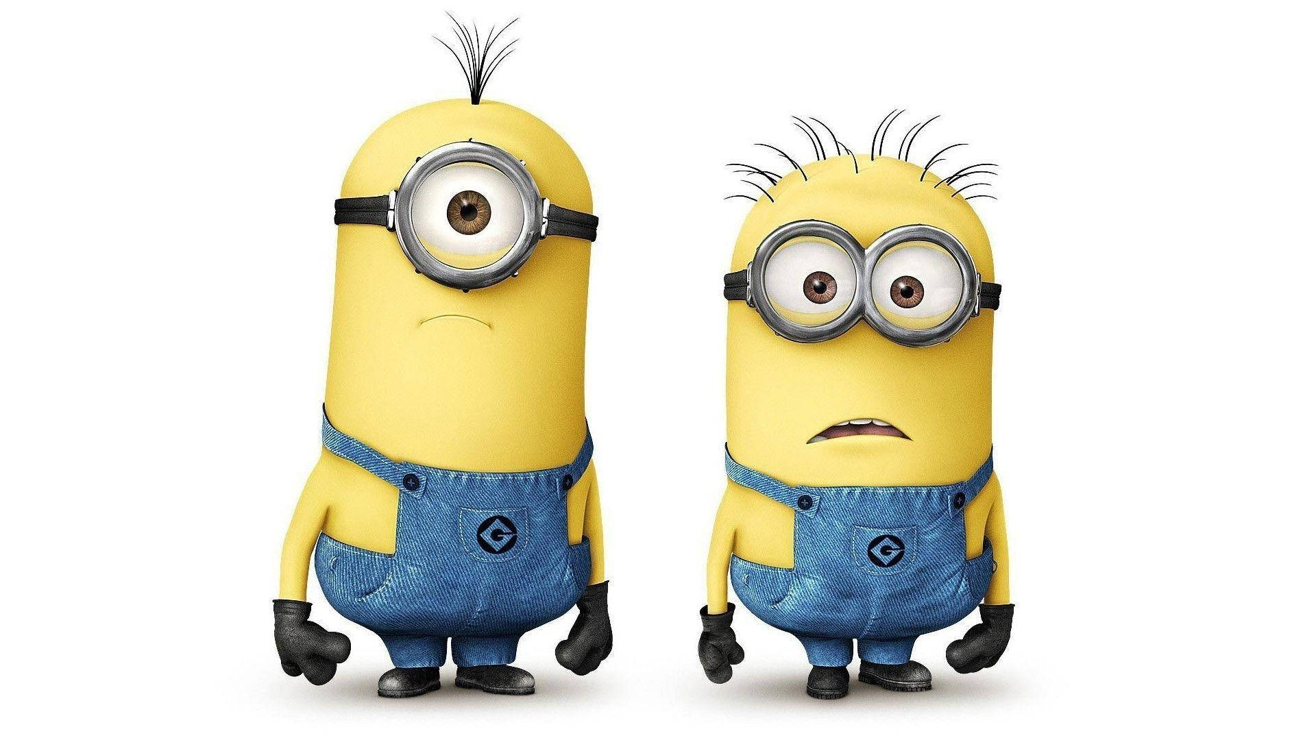 Minions, yellow, one eye, Full HD Desktop Wallpaper
