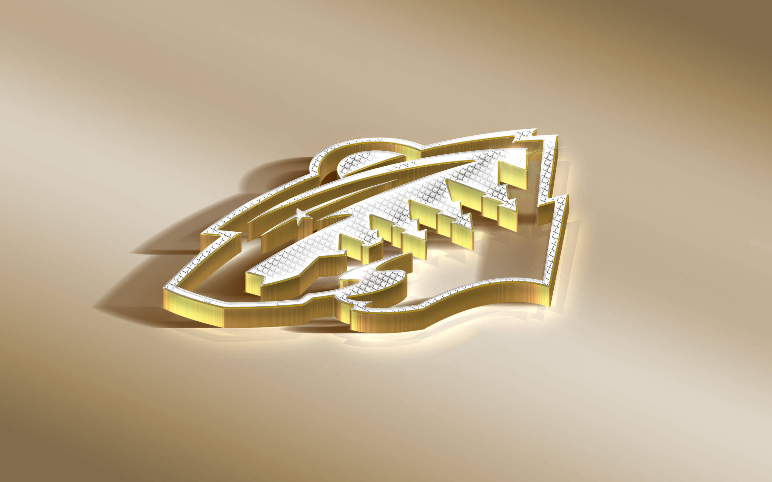 Golden Silver Minnesota Wild, Minnesota Wild, golden 3D logo, 2K Desktop Wallpaper