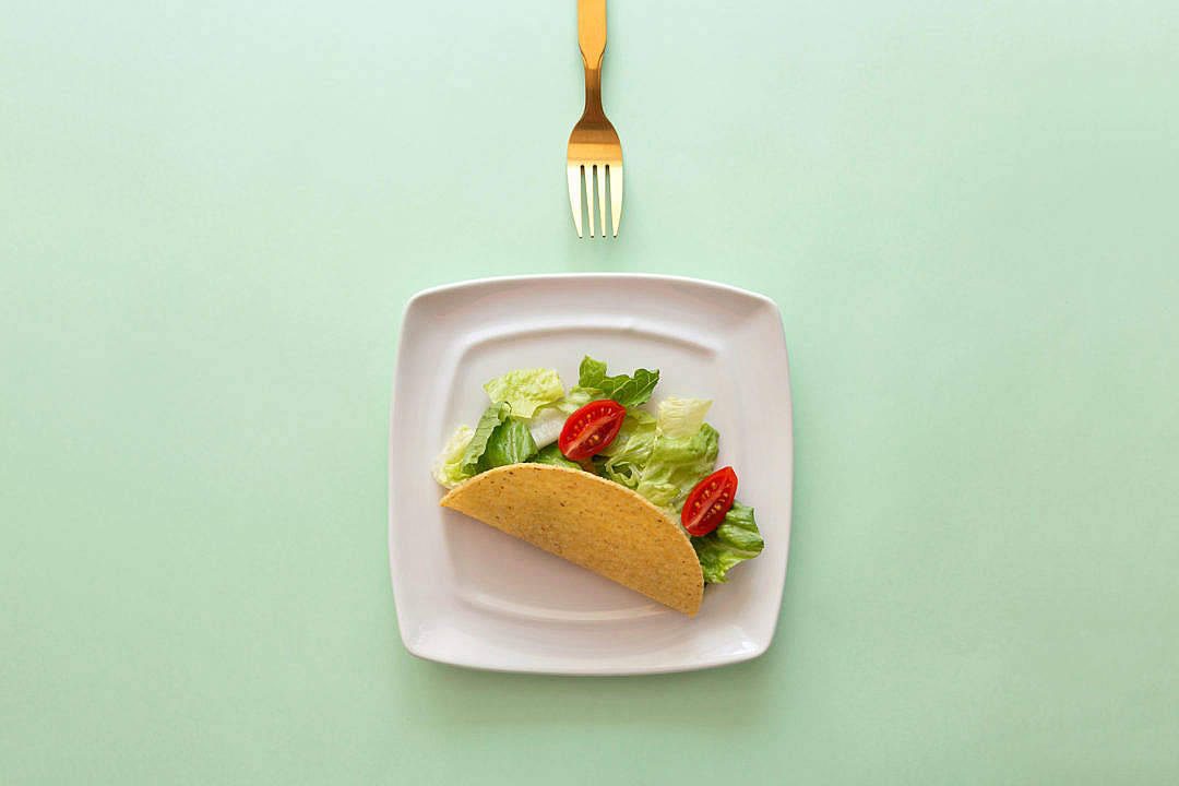 Healthy Taco Food Desktop, taco, lettuce, SD Desktop Wallpaper
