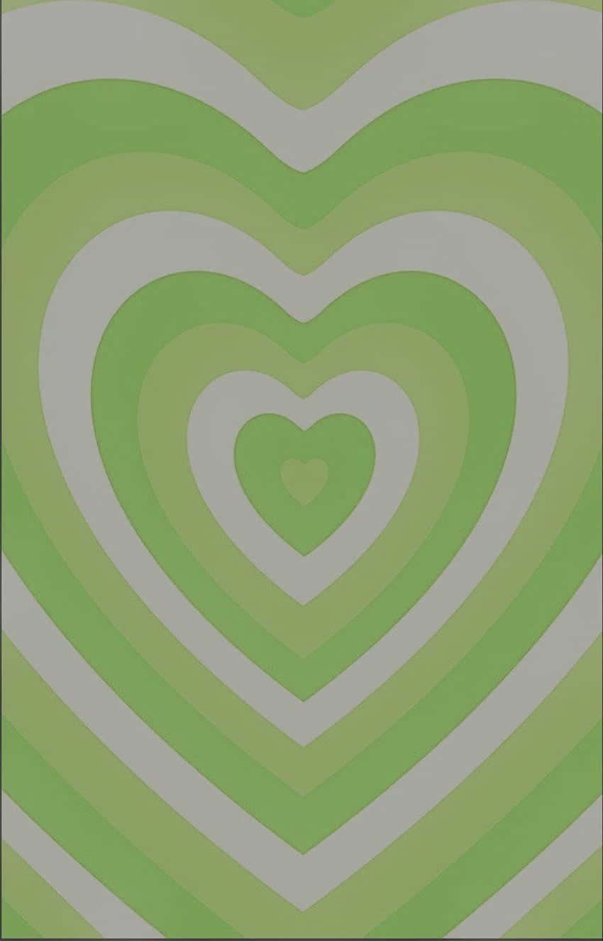 mint green hearts, white background, nested hearts, HD Phone Wallpaper