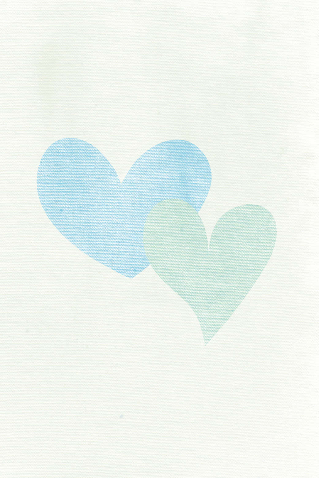 Mint Green Hearts, pastel hearts, blue and green, HD Phone Wallpaper