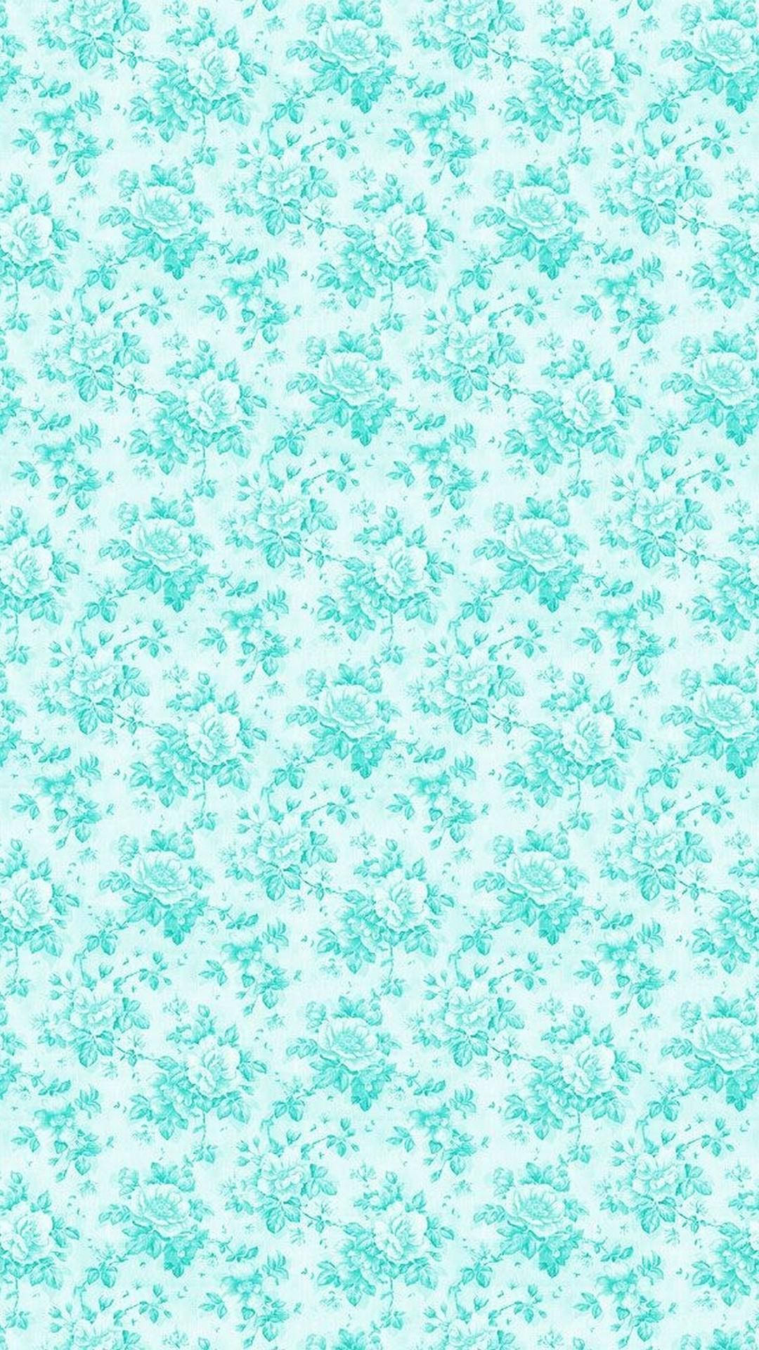 Mint Green iPhone, turquoise roses, leaves, Full HD Phone Wallpaper