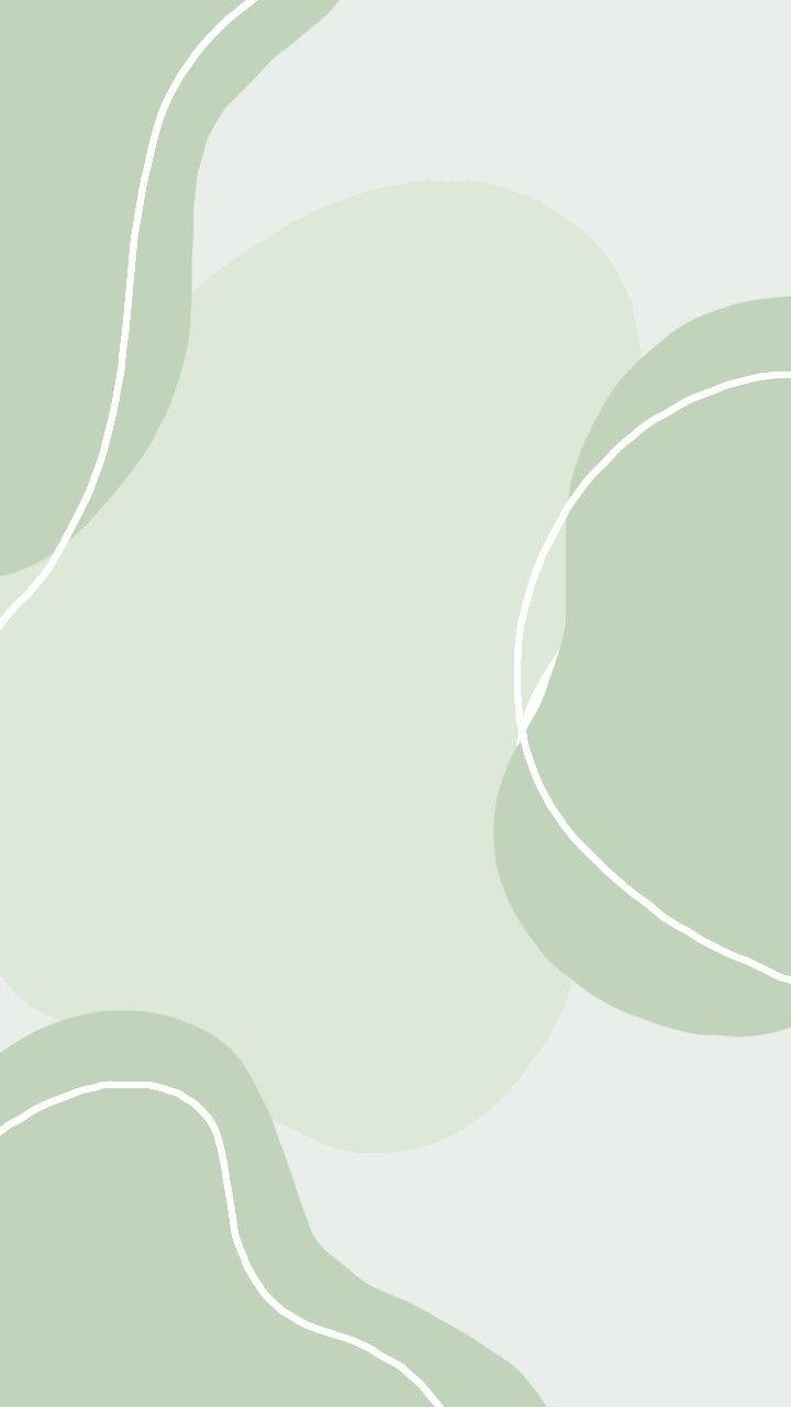 Mint Green iPhone, soft mint green, abstract shapes, HD Phone Wallpaper