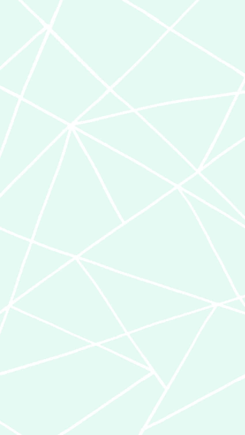 Mint Green Marble, soft mint green, delicate white geometric lines, HD Phone Wallpaper