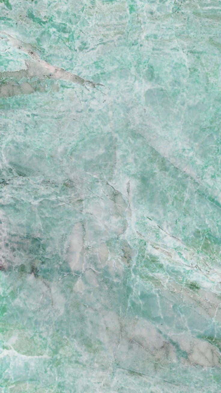 Mint Green Marble, smooth green marble surface, swirling white and gray veins, HD Phone Wallpaper