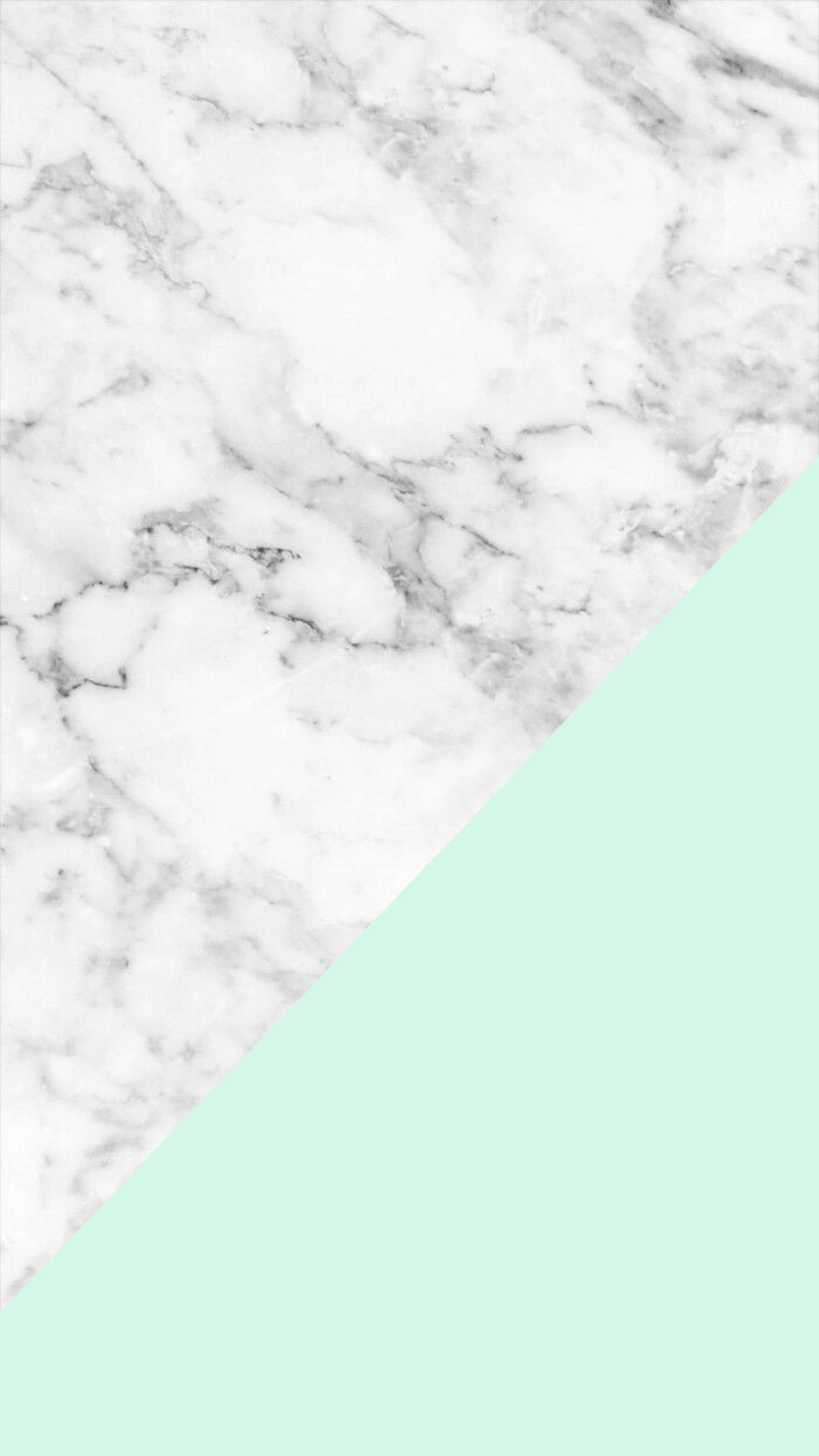 mint green, white marble, gray veins, 2K Phone Wallpaper