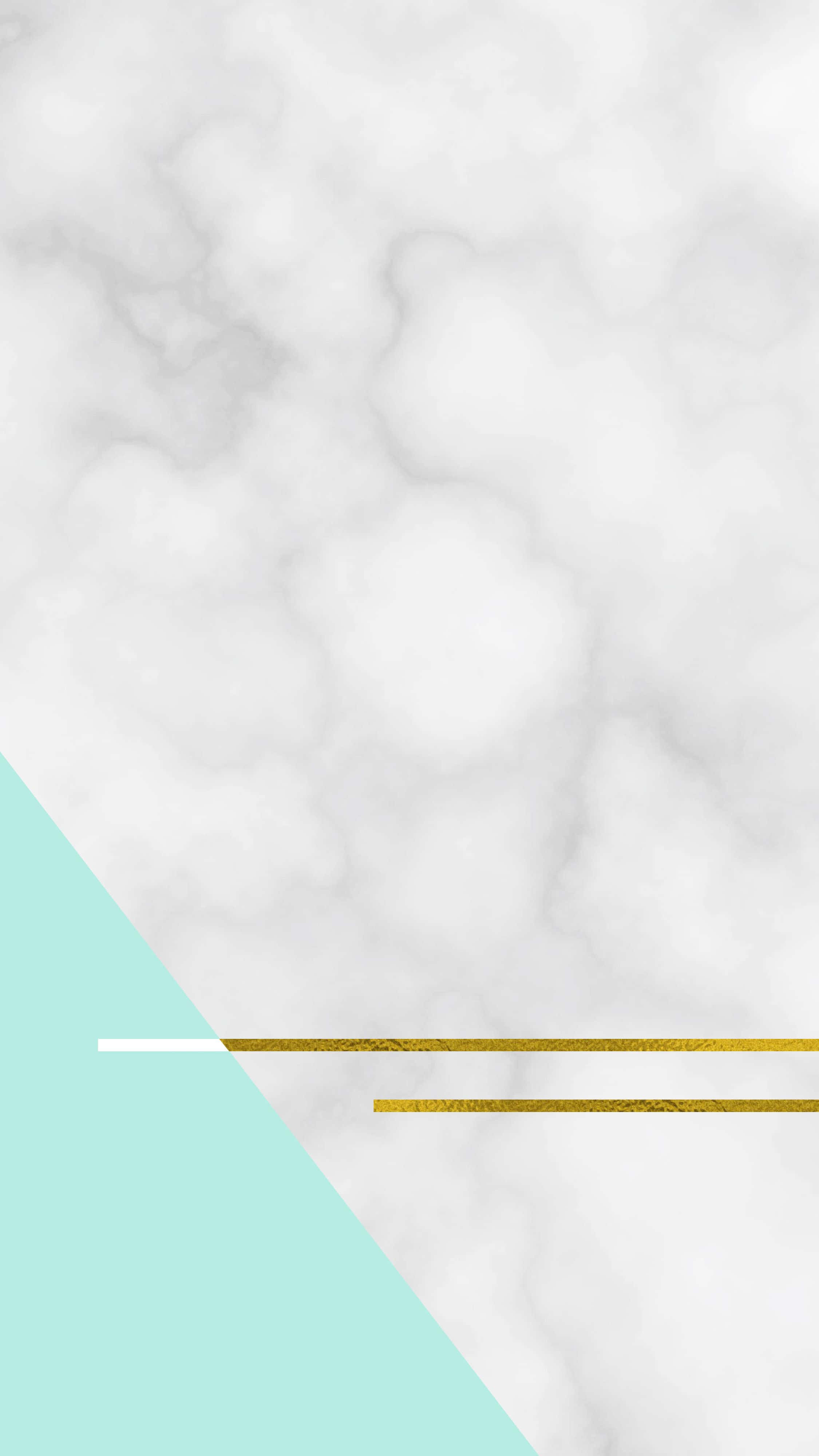 mint green, geometric triangle, gold line, 4K Phone Wallpaper