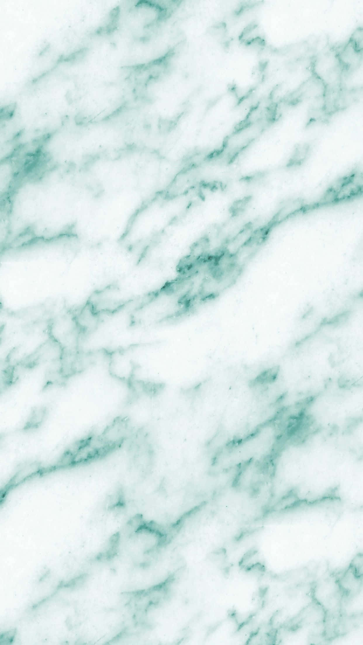 cute mint green aesthetic, white marble, teal veins, Full HD Phone Wallpaper