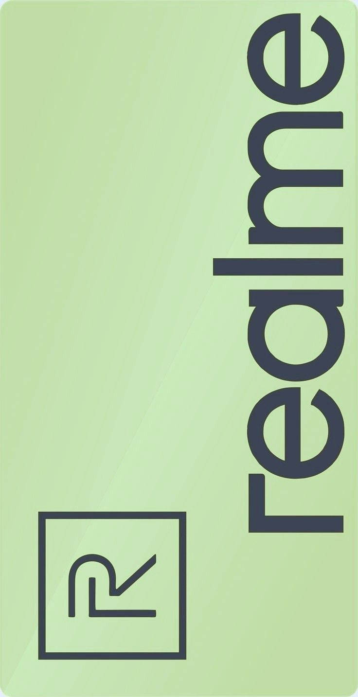 realme, mint green, dark gray, HD Phone Wallpaper