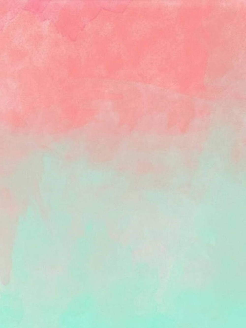pastel iPad gradient, coral pink, mint green, HD Phone Wallpaper