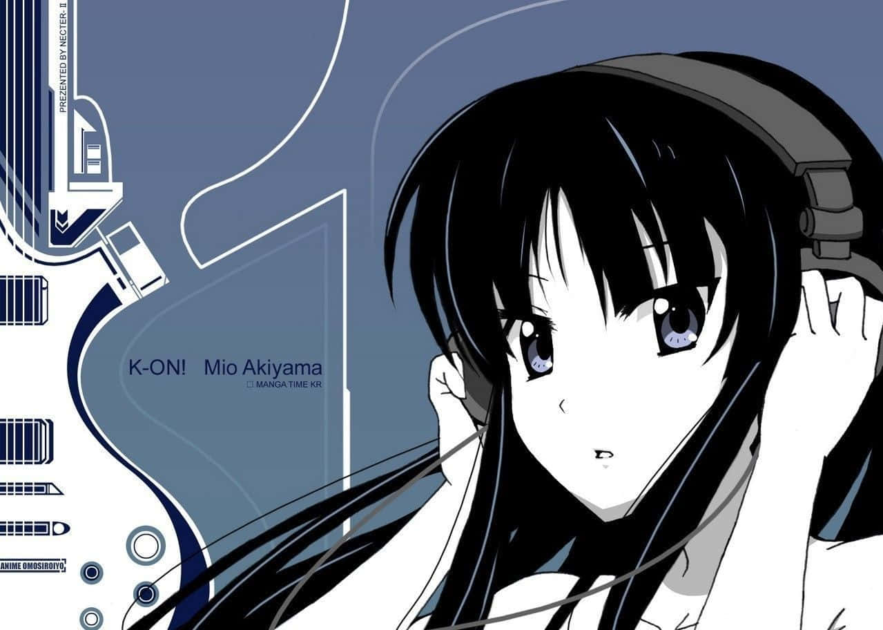 Mio Akiyama, bass guitar, stage, SD Desktop Wallpaper