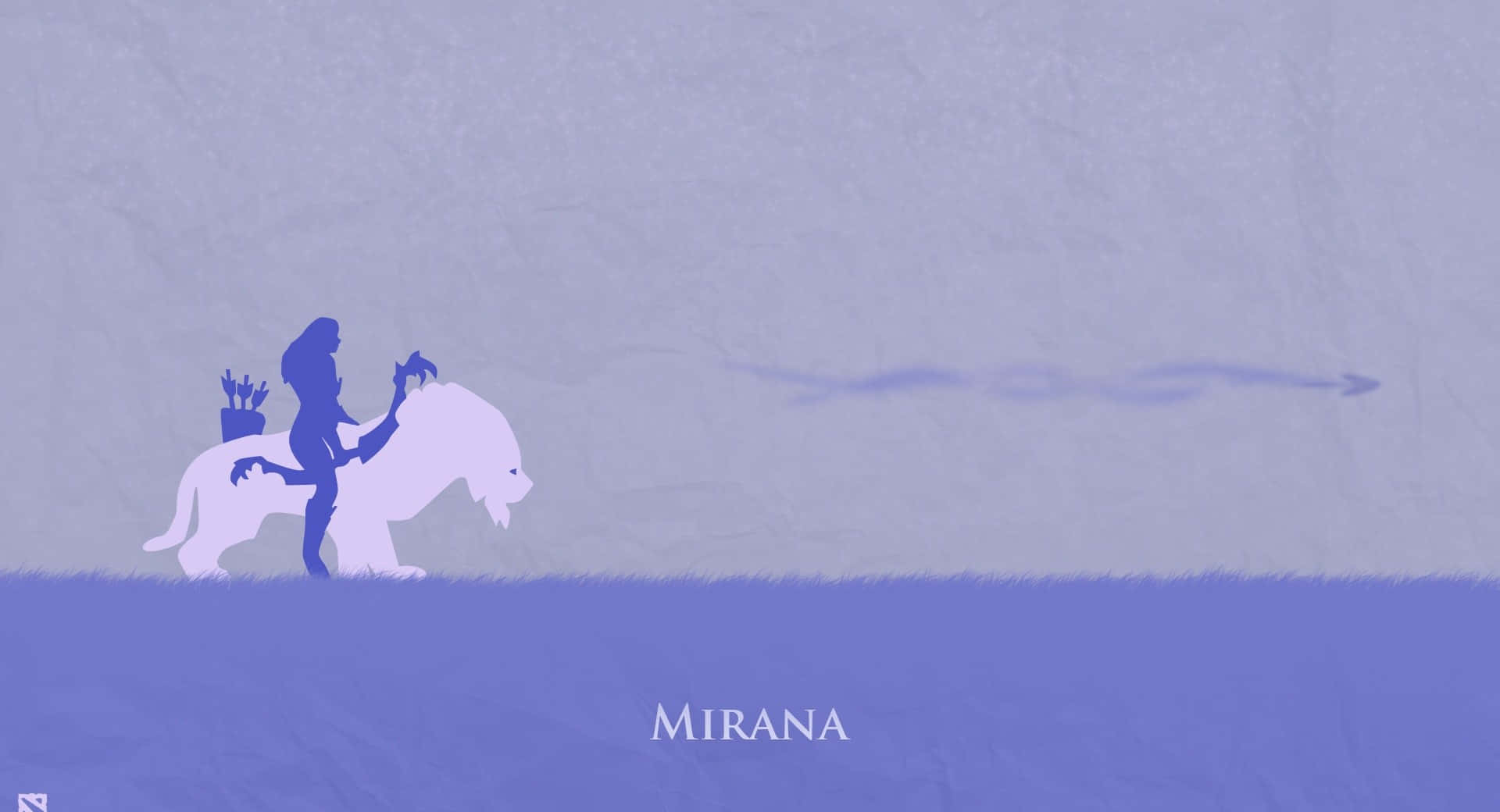 Mirana, white lion, textured lavender background, Full HD Desktop Wallpaper