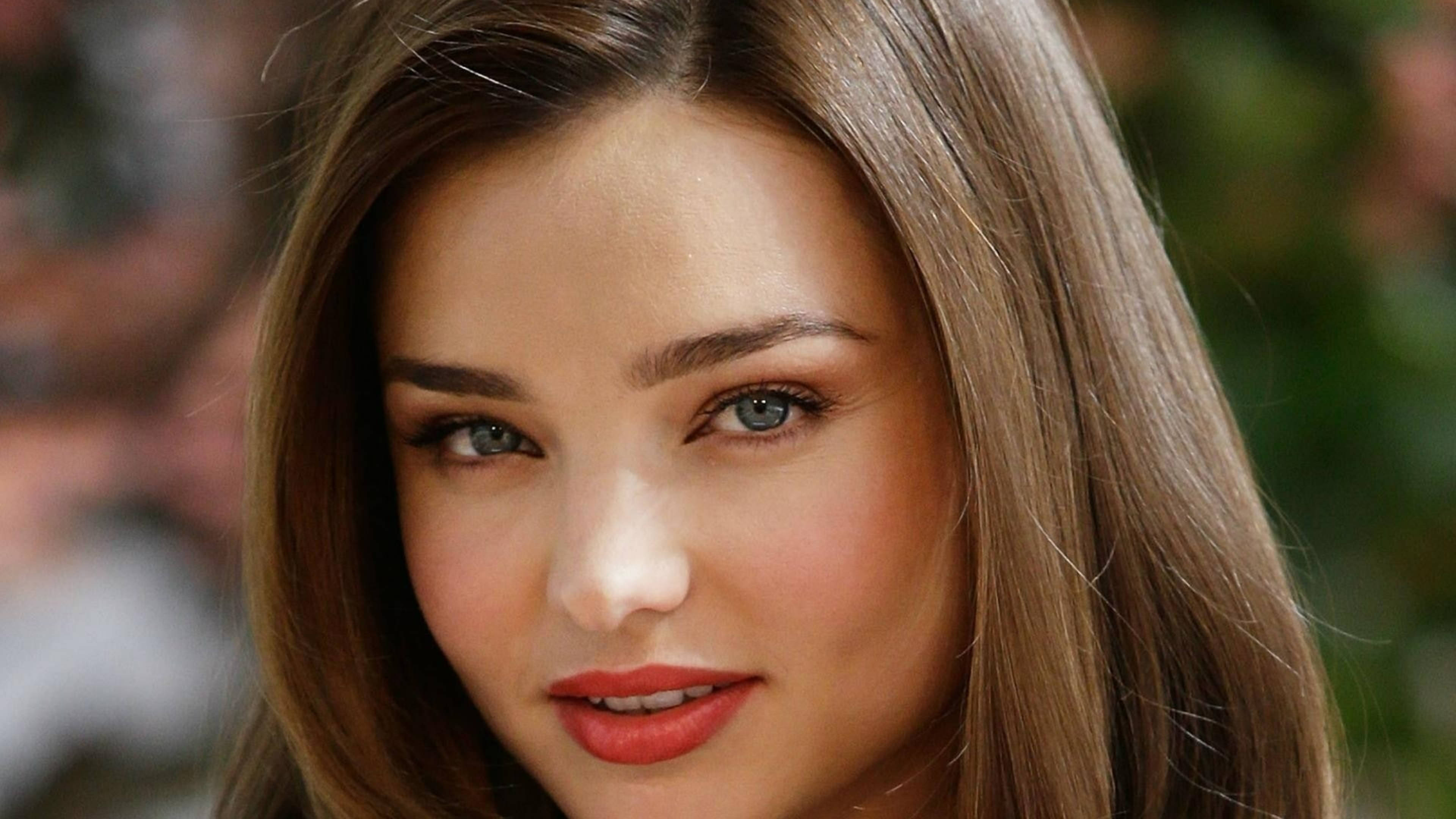 Miranda Kerr, blue eyes, soft brown hair, 4K Desktop Wallpaper