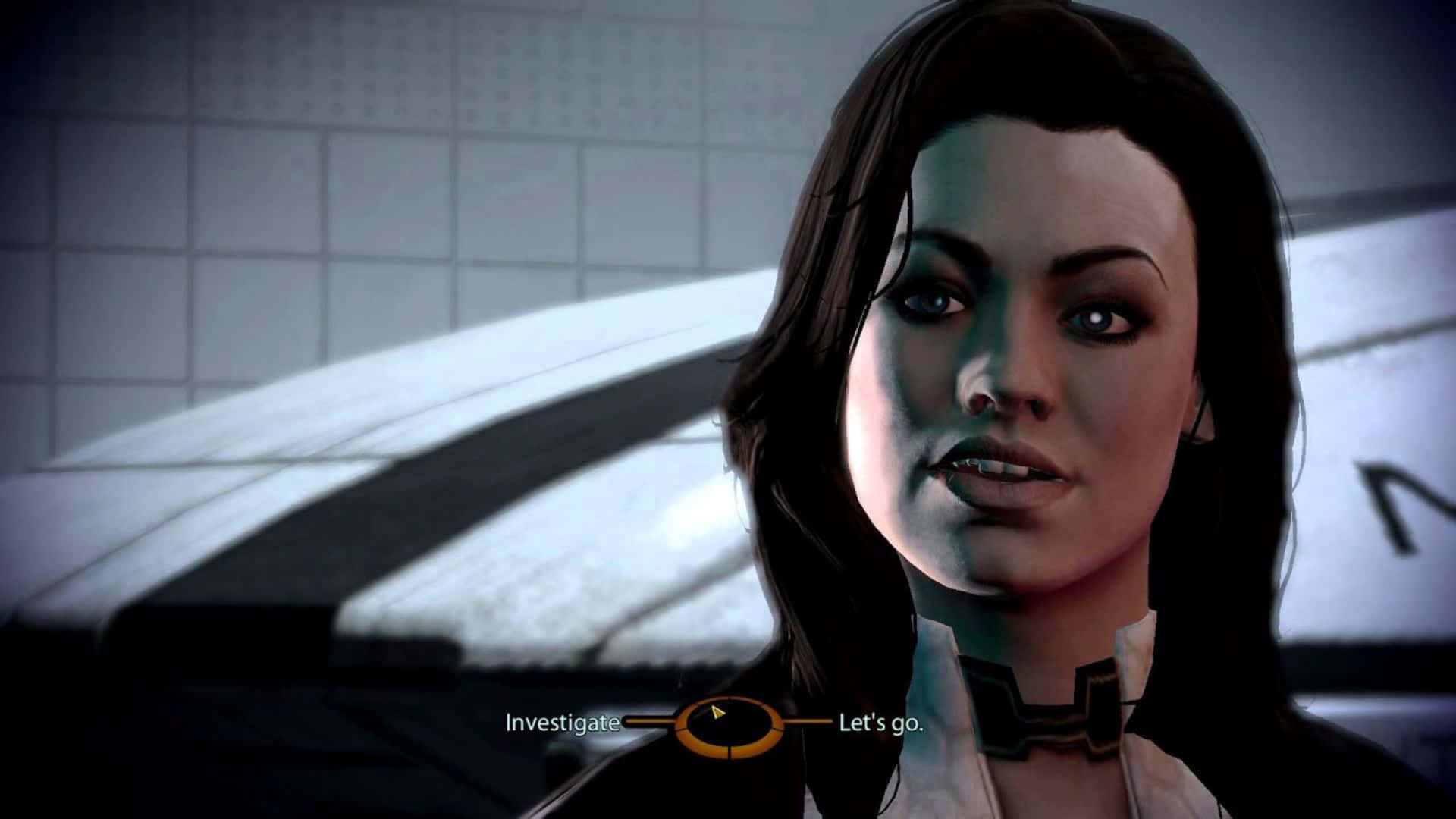 Miranda Lawson, 1920 x 1080, futuristic setting, Full HD Desktop Wallpaper