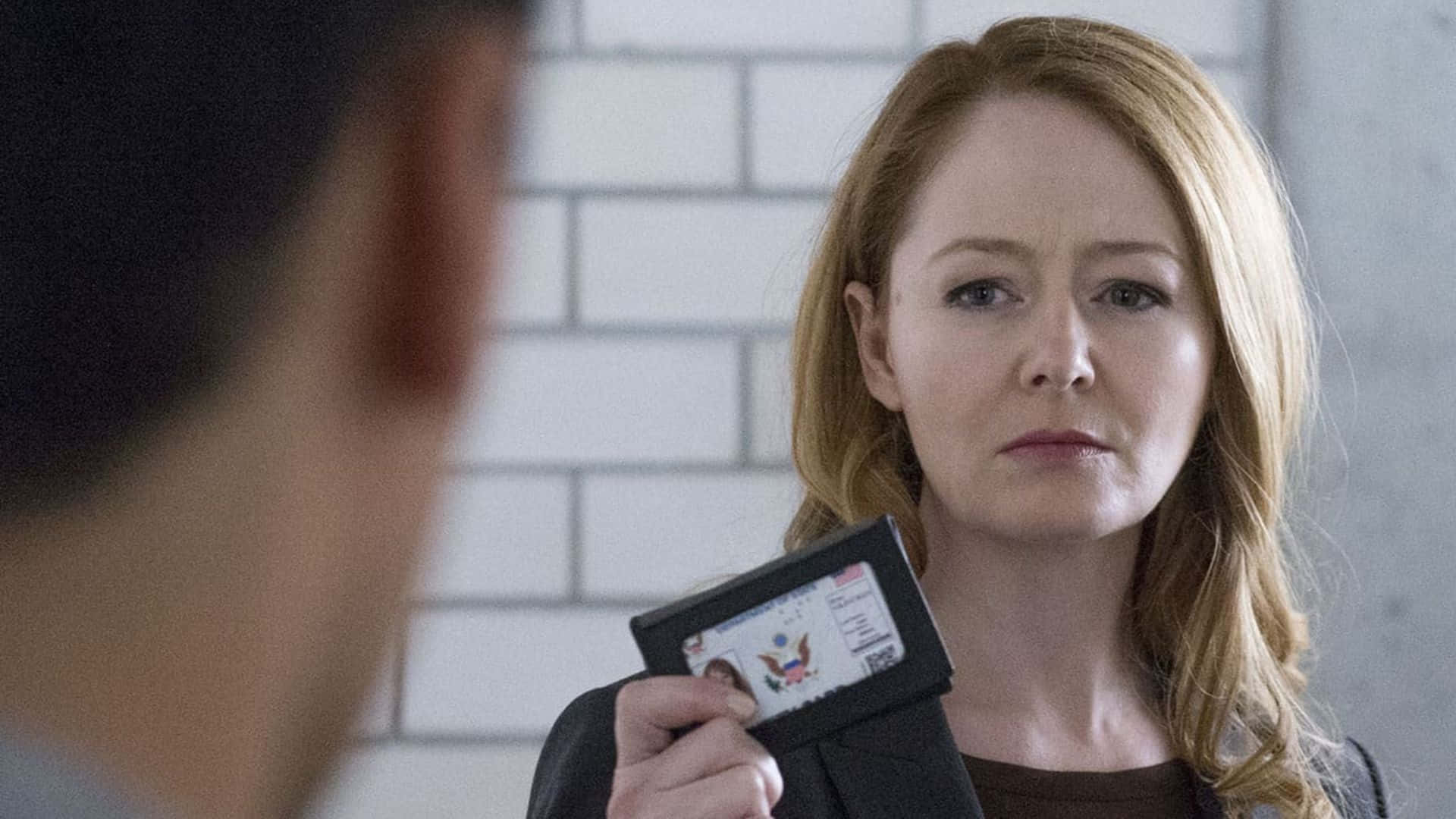 Miranda Otto, red hair, government ID badge, Full HD Desktop Wallpaper