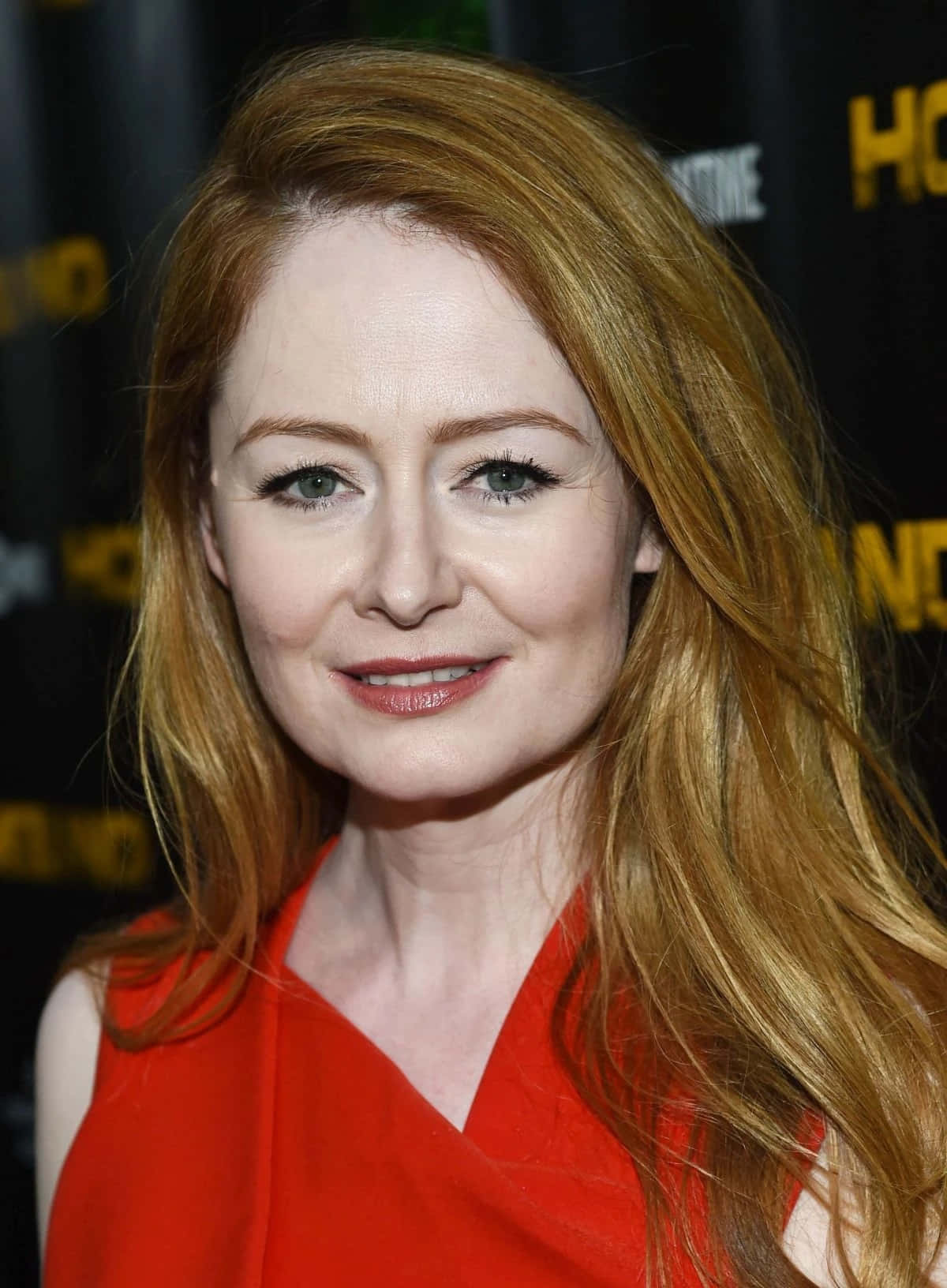 Miranda Otto, red dress, event, HD Phone Wallpaper