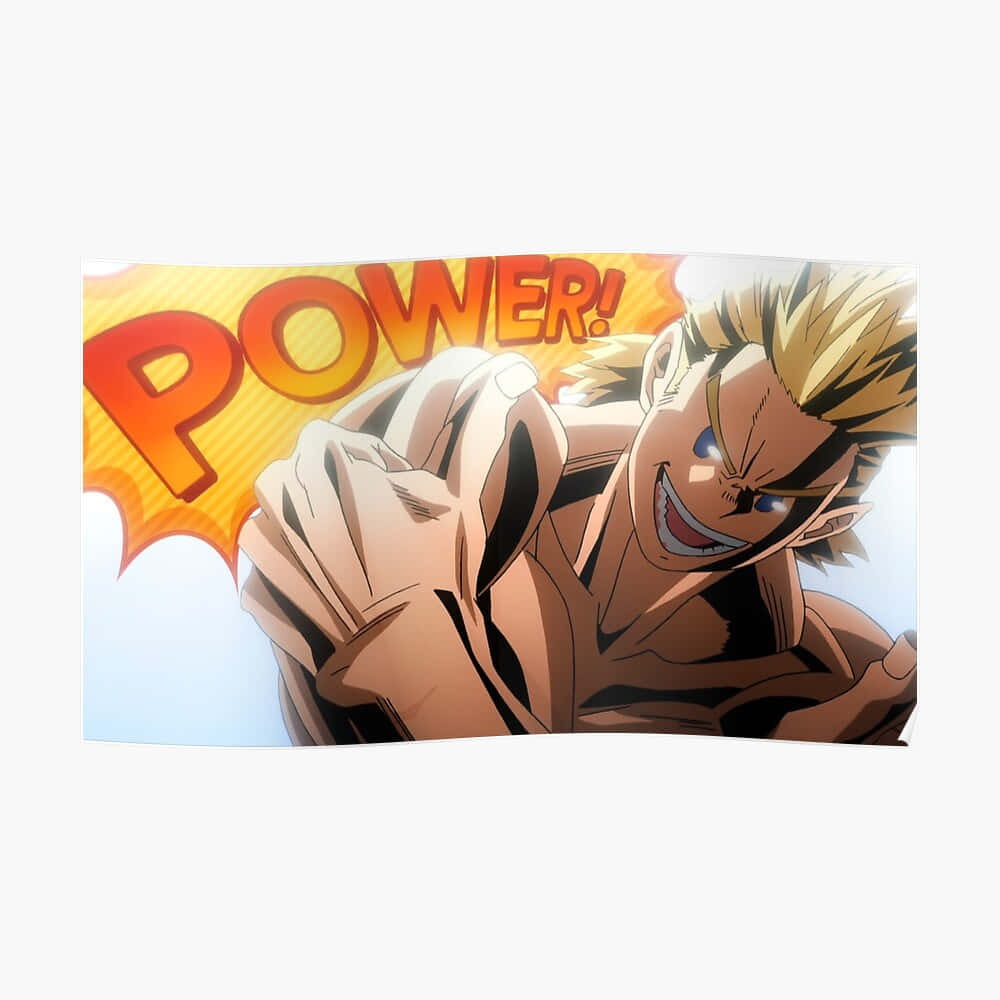 Mirio Togata, hero costume, spiky blonde hair, SD Desktop Wallpaper