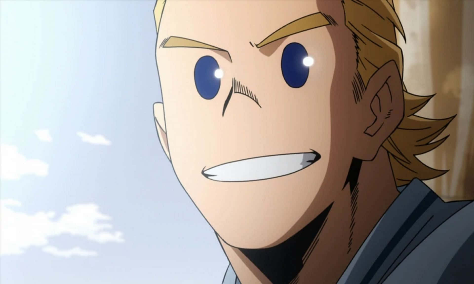 Mirio Togata, blonde hair, blue eyes, Full HD Desktop Wallpaper