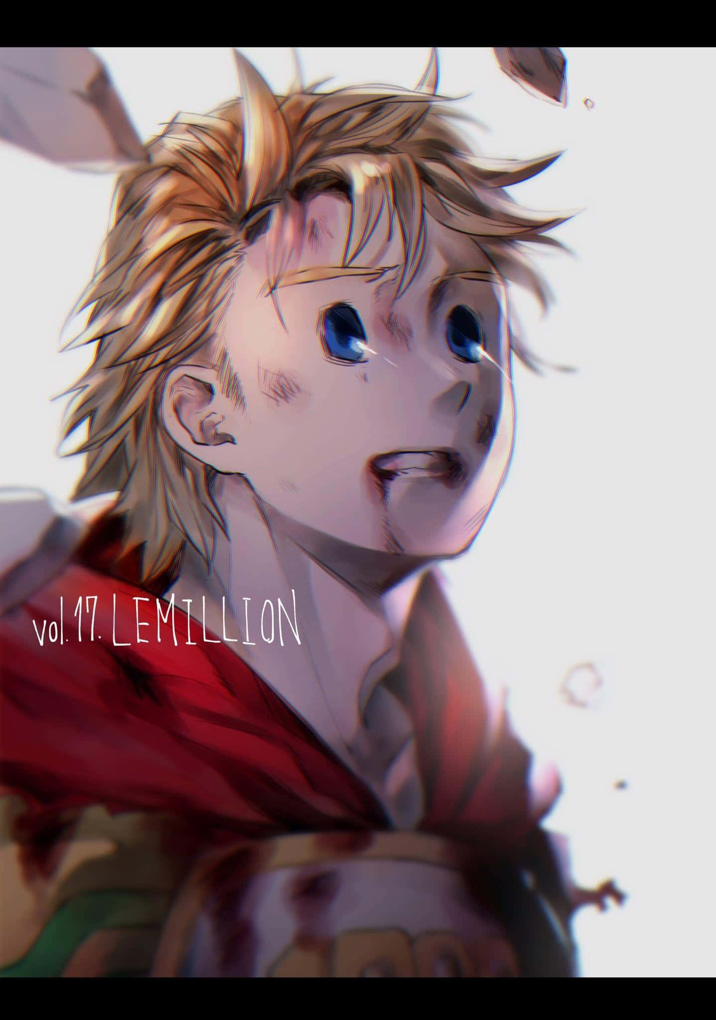 Mirio Togata, spiky blonde hair, blue eyes, Full HD Phone Wallpaper