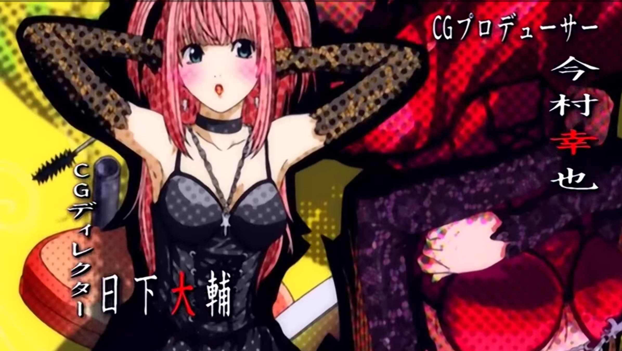 Misa Amane, pink hair, leopard-print gloves, Full HD Desktop Wallpaper