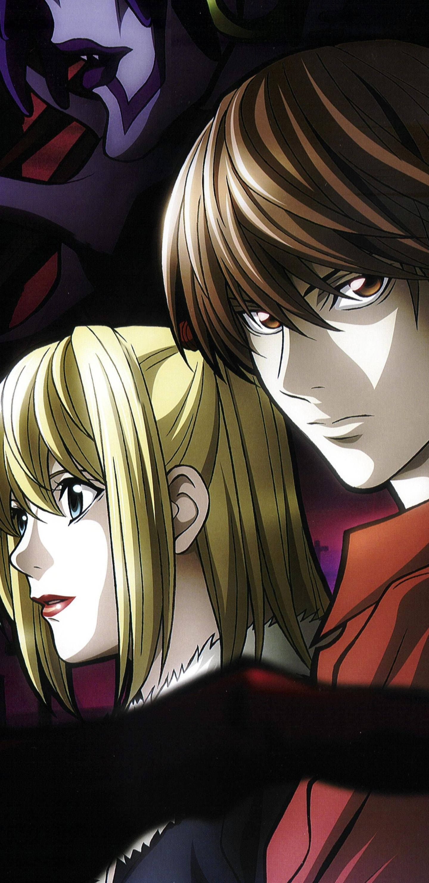 Misa Amane, light, dark shadowy background, 2K Phone Wallpaper