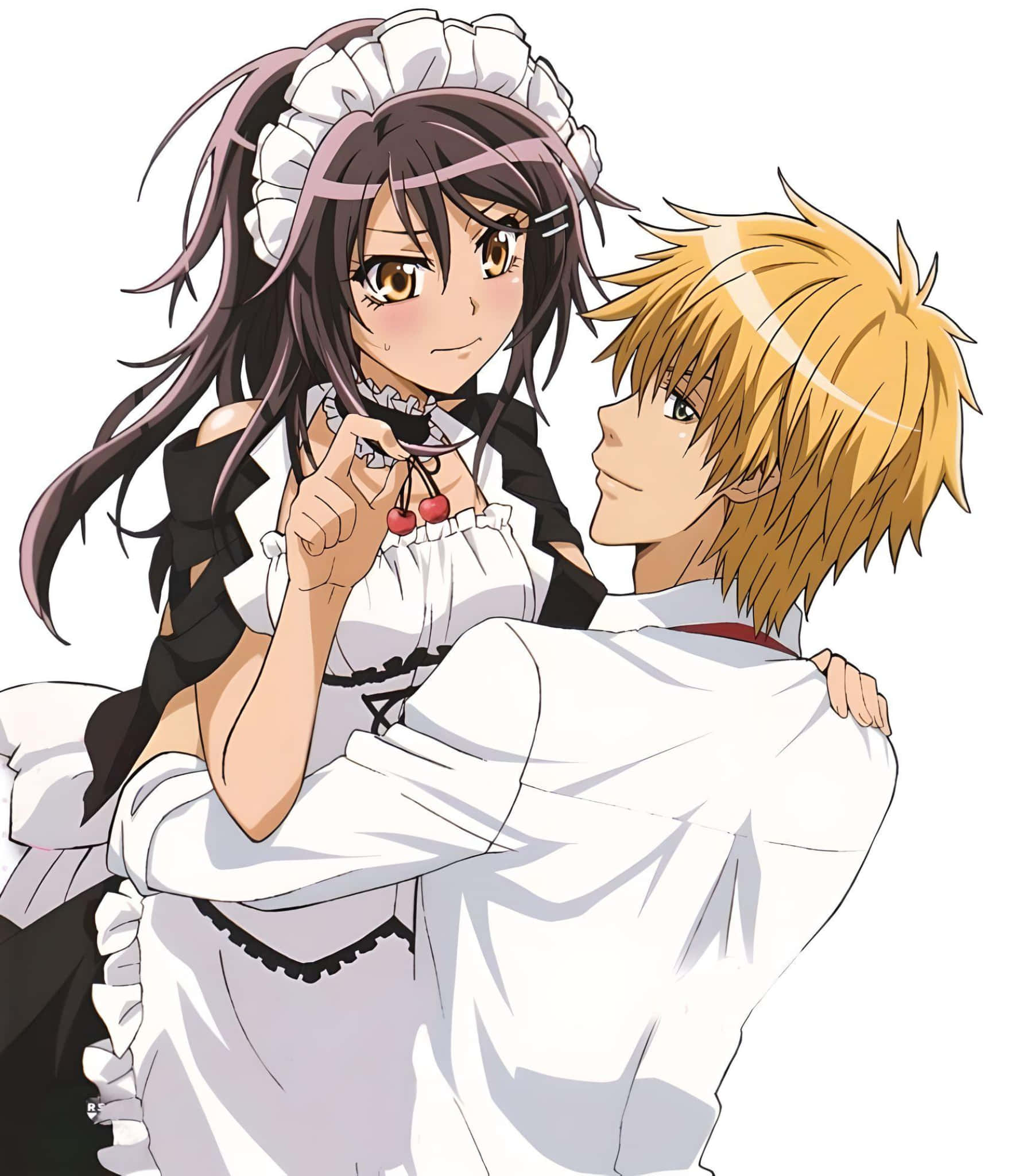 Misaki Ayuzawa, classic maid outfit, dark hair, Full HD Phone Wallpaper