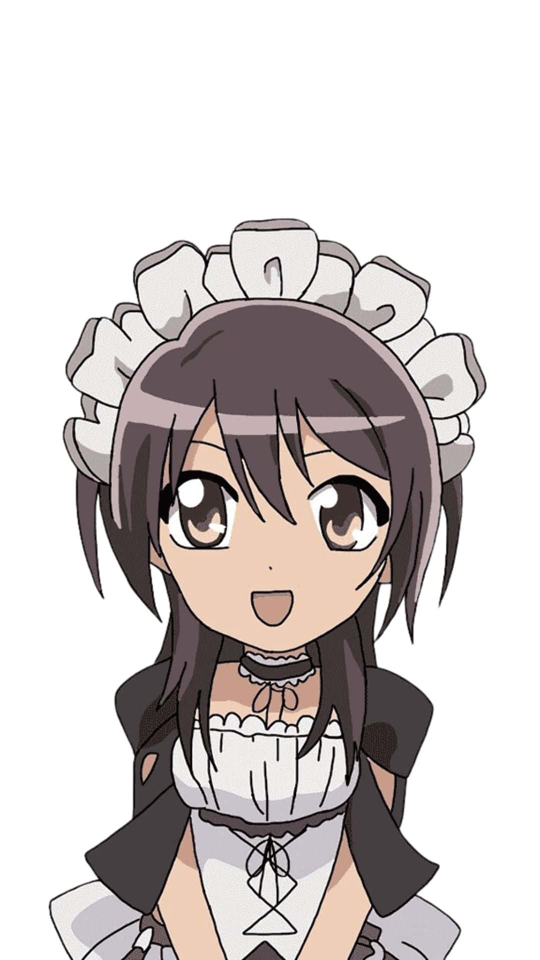 Misaki Ayuzawa, maid outfit, large white frilly headpiece, Full HD Phone Wallpaper