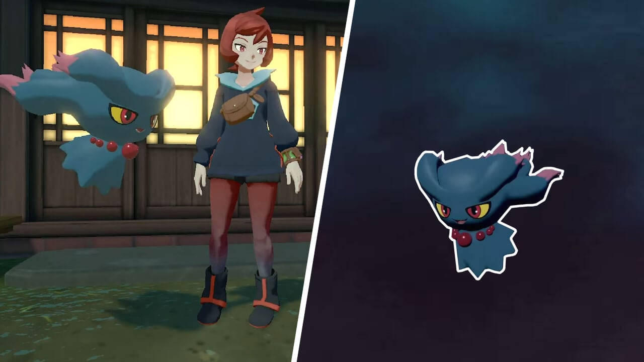 Misdreavus, PC, blue ghost-type Pokémon, HD Desktop Wallpaper