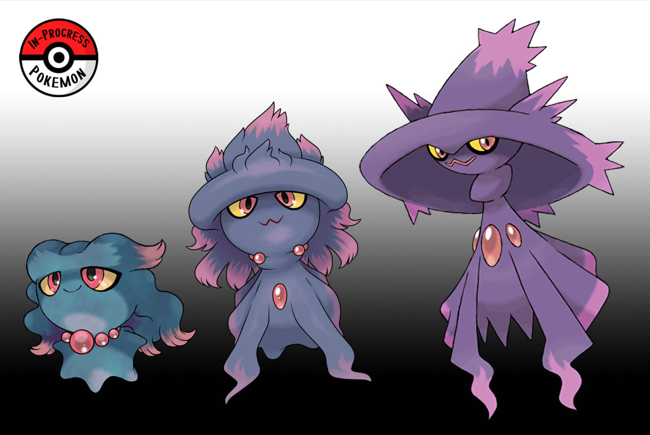 Misdreavus, glowing eyes, pearl necklaces, HD Desktop Wallpaper