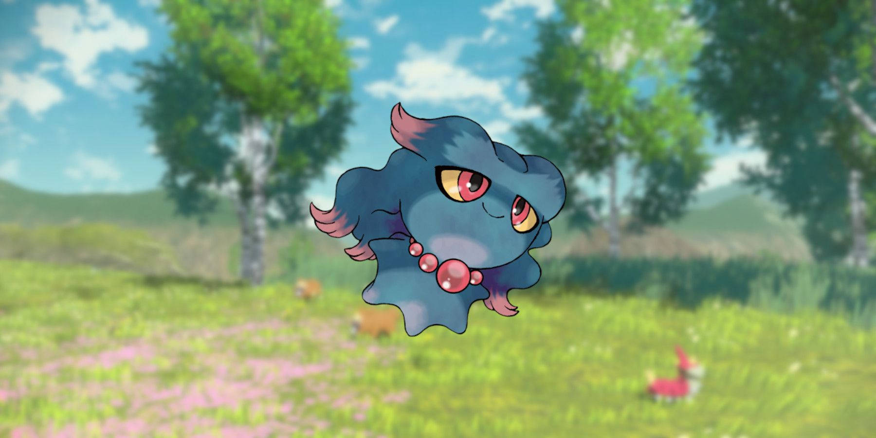 Misdreavus, anime-style, blue, HD Desktop Wallpaper
