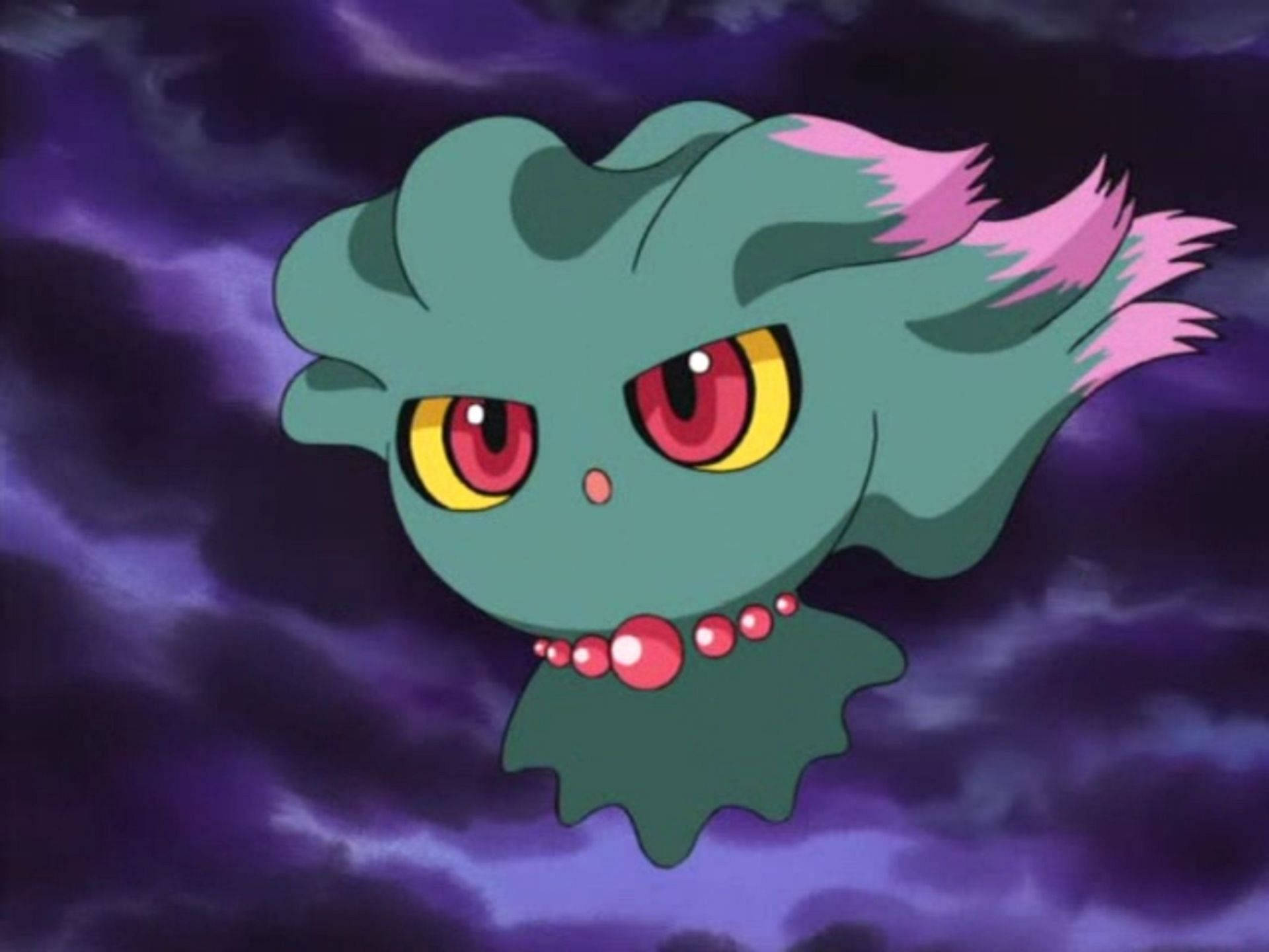 Misdreavus, teal, pink hair, Full HD Desktop Wallpaper
