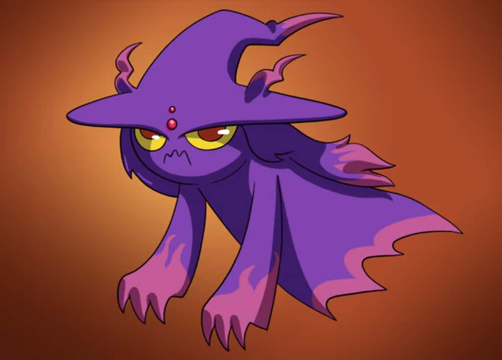 Mismagius, purple, glowing yellow eyes, SD Desktop Wallpaper