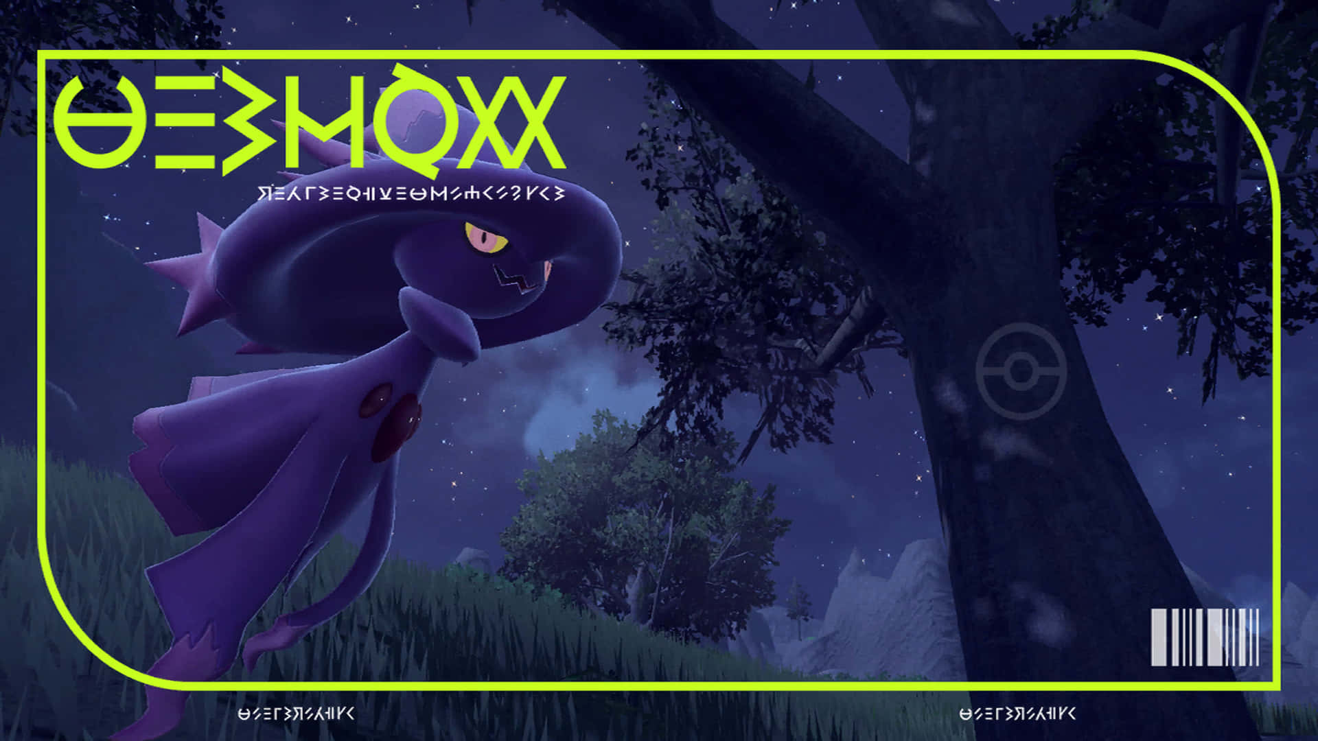 Mismagius, purple, glowing yellow eyes, Full HD Desktop Wallpaper