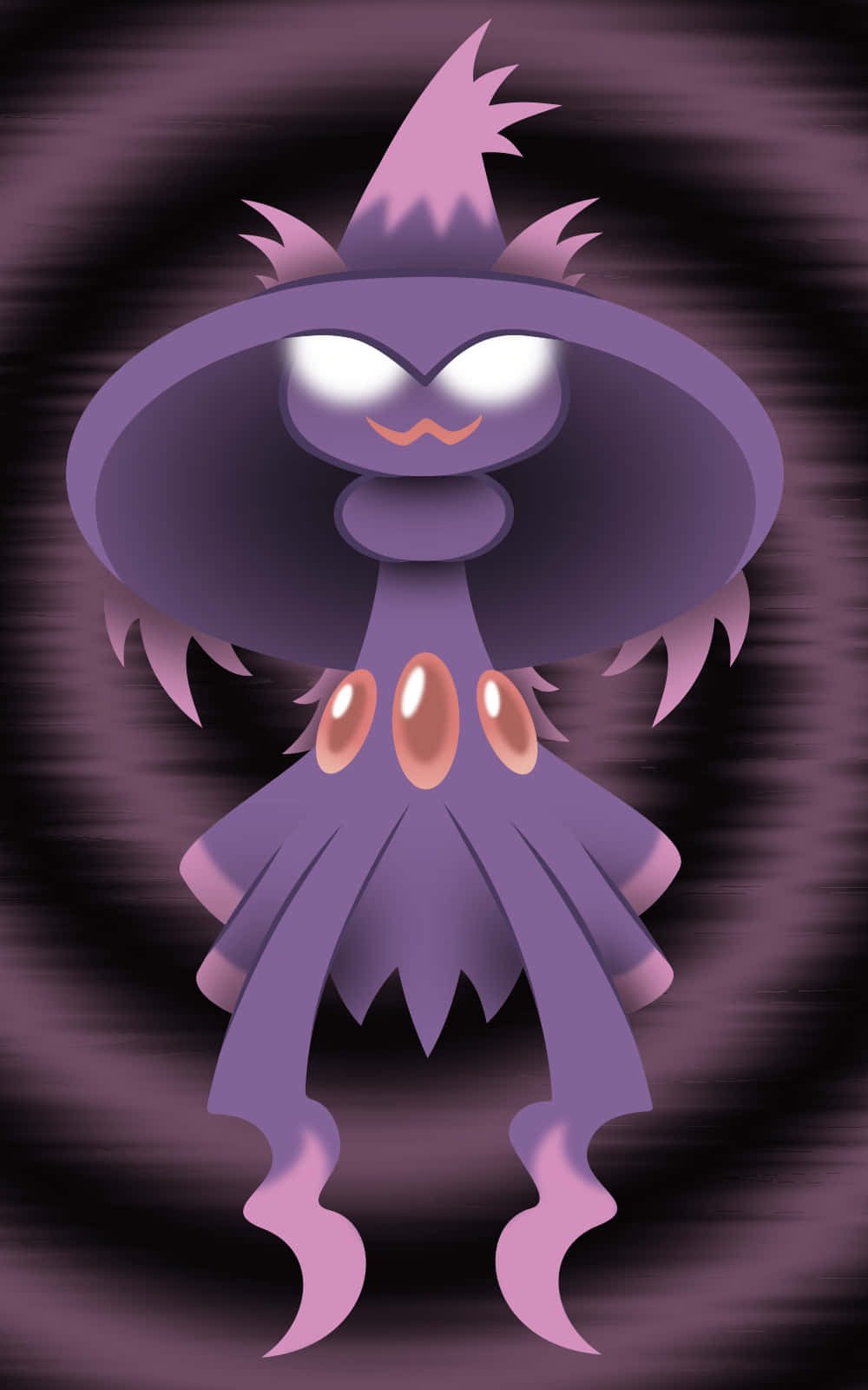Mismagius, purple, glowing eyes, HD Phone Wallpaper
