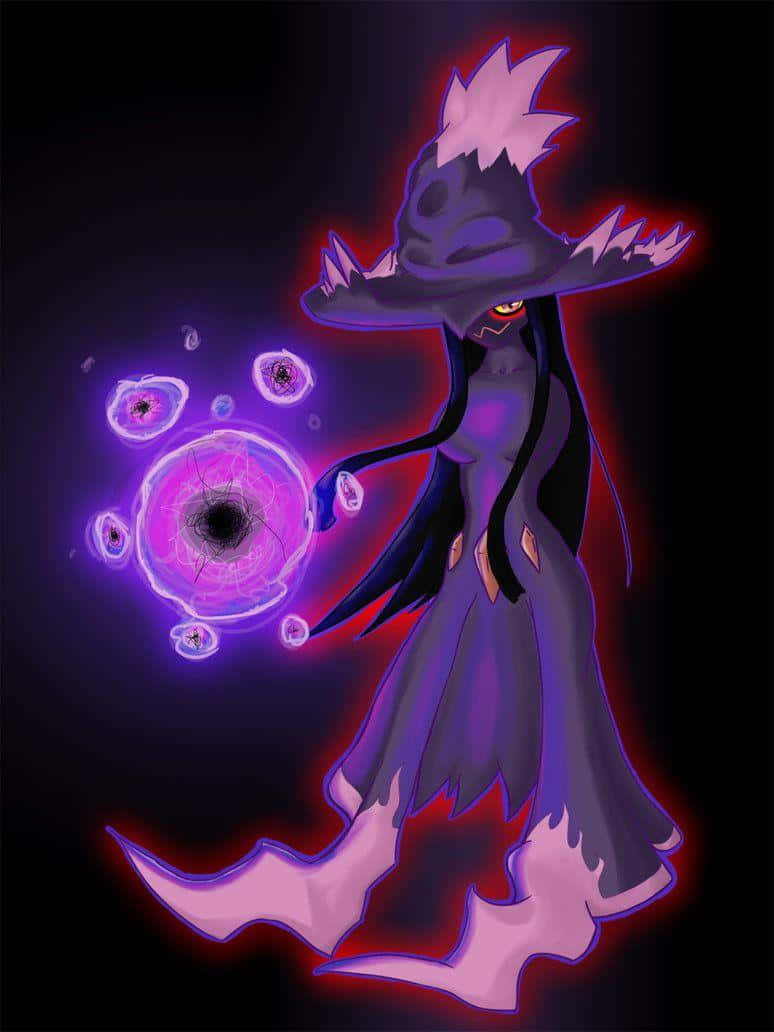 Mismagius, dark energy ball, dark purple, SD Phone Wallpaper