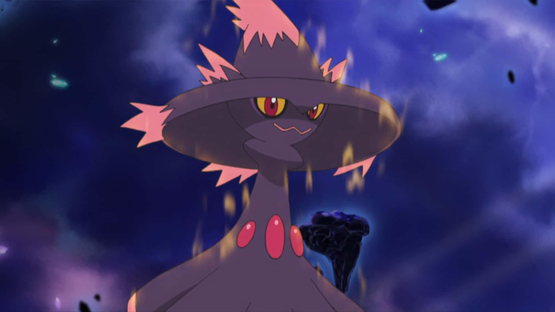 Mismagius, dark purple, anime, Full HD Desktop Wallpaper