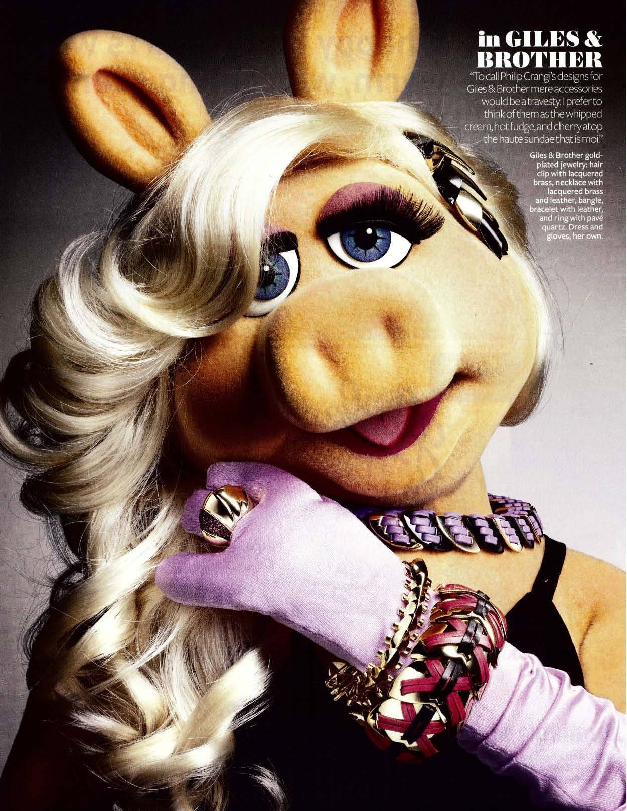 Miss Piggy, purple, blonde curls, HD Phone Wallpaper